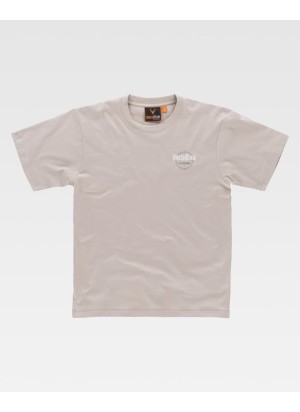 Camiseta de trabajo básica algodón workteam S6620 Gris topo