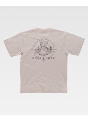 Camiseta de trabajo básica algodón workteam S6620 Gris topo