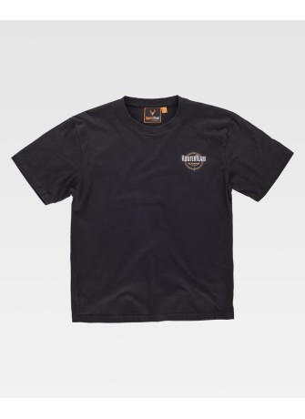 Camiseta de trabajo básica algodón workteam S6620 Negra
