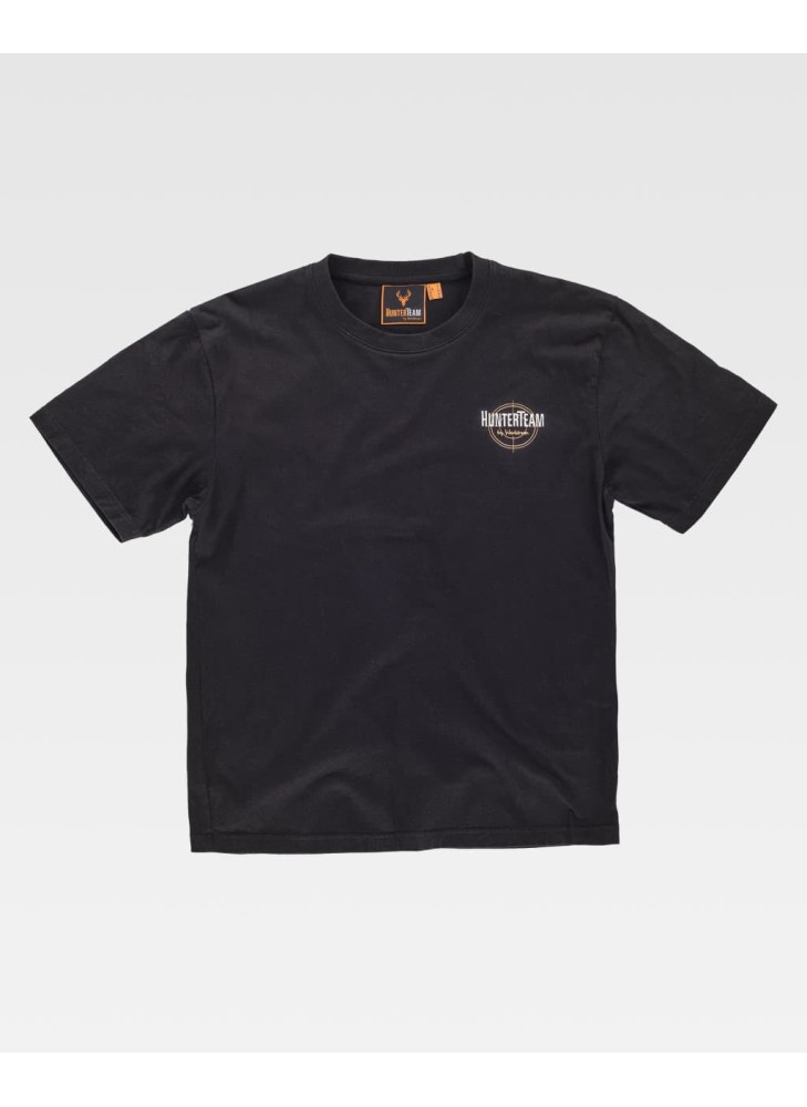 Camiseta de trabajo básica algodón workteam S6620 Negra