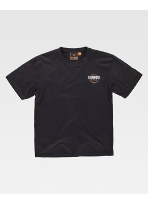 Camiseta de trabajo básica algodón workteam S6620 Negra