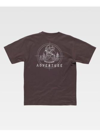 Camiseta de trabajo básica algodón workteam S6620 Marrón