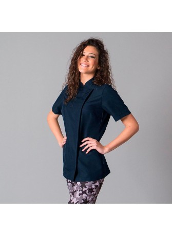 Chaqueta de cocina de mujer transpirable Marino