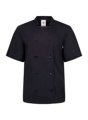 Chaqueta de cocina manga corta Velilla 432 Negra