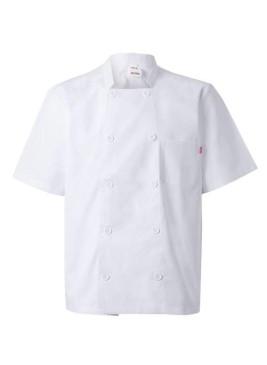 Chaqueta de cocina manga corta Velilla 432 Blanca