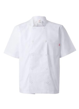 Chaqueta de cocina manga corta Velilla 432 Blanca