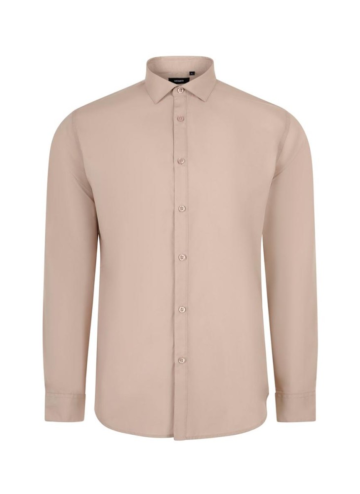 Camisa de trabajo manga larga velilla 405009 Beige claro