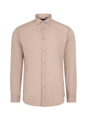 Camisa de trabajo manga larga velilla 405009 Beige claro