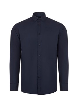 Camisa de trabajo manga larga velilla 405009 Azul navy