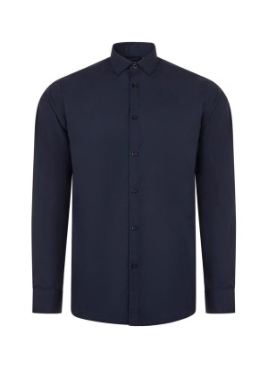 Camisa de trabajo manga larga velilla 405009 Azul navy