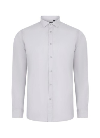 Camisa de trabajo manga larga velilla 405009 Gris Hielo