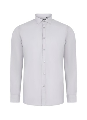 Camisa de trabajo manga larga velilla 405009 Gris Hielo