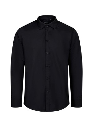 Camisa de trabajo manga larga velilla 405009 Negro