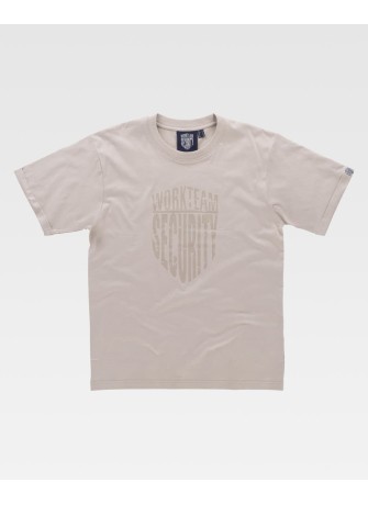 Camisetas de trabajo manga corta Workteam S6621 Gris topo