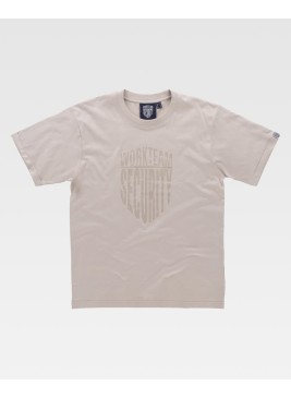 Camisetas de trabajo manga corta Workteam S6621 Gris topo