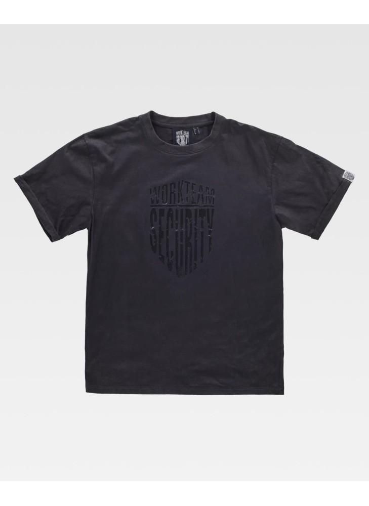 Camisetas de trabajo manga corta Workteam S6601 Negra