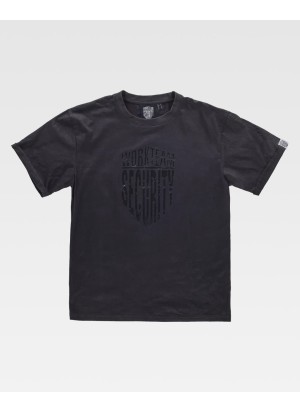 Camisetas de trabajo manga corta Workteam S6601 Negra