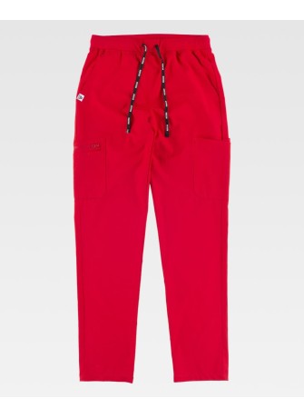 Pantalón sanitario elástico Workteam B6960 Rojo