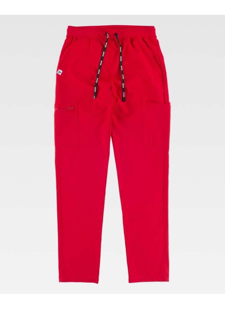 Pantalón sanitario elástico Workteam B6960 Rojo