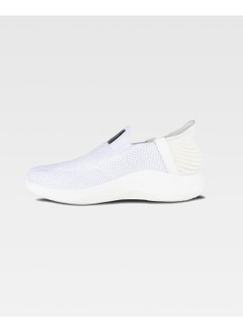 Zapatilla sanitaria de punto Workteam P4020 blanca