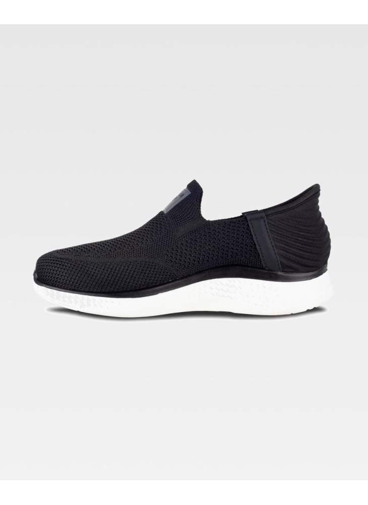 Zapatilla sanitaria de punto Workteam P4020 Negro