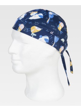 Bandana de estética estampada Workteam M863