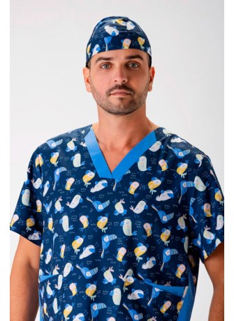 Bandana de estética estampada Workteam M863