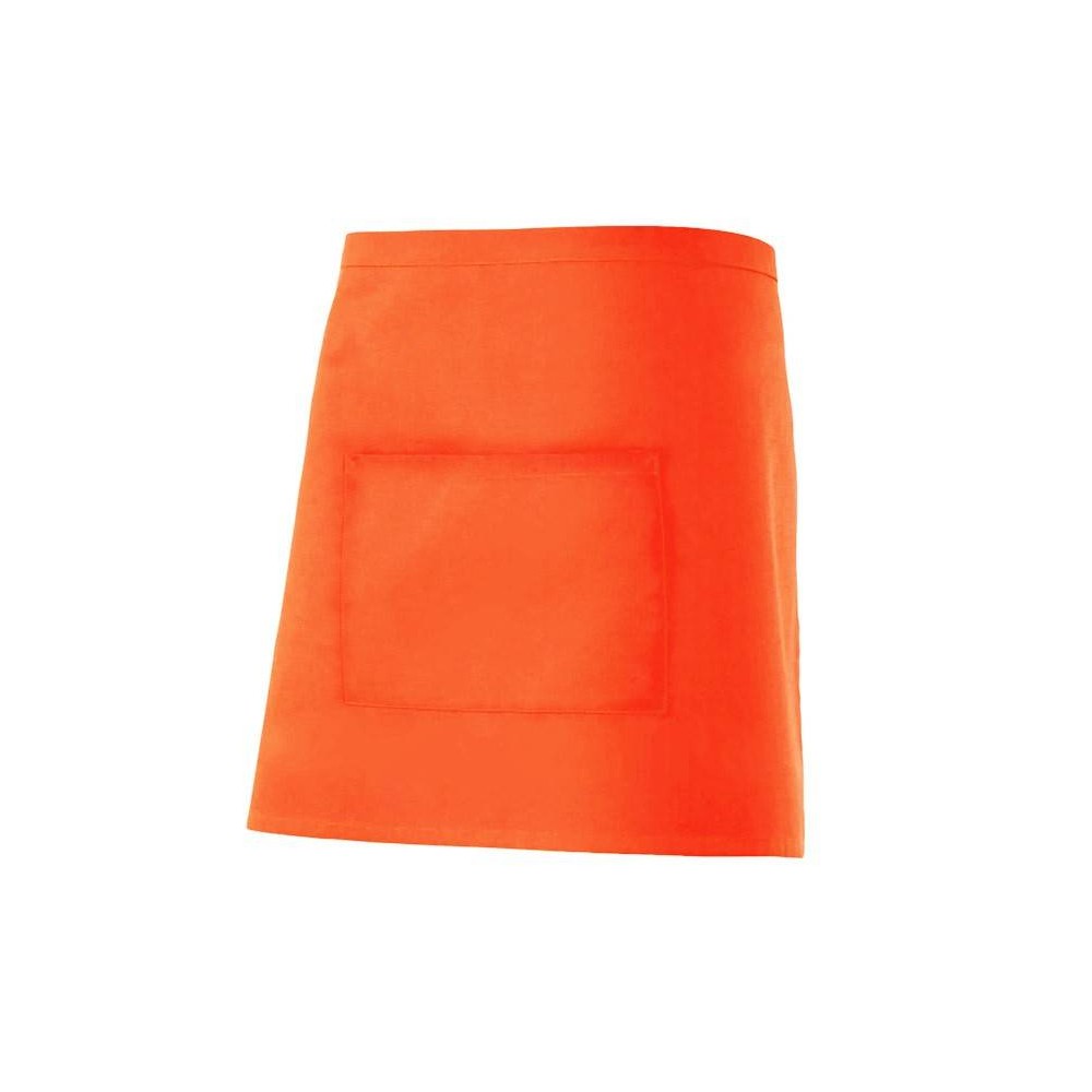 Delantal corto camarero Naranja Velilla 404201