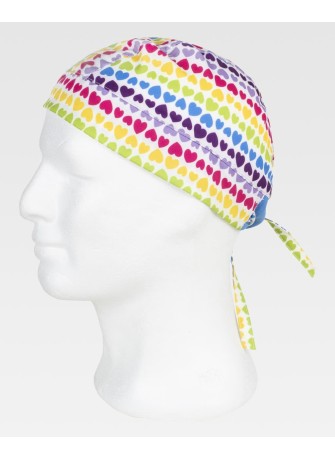 Bandana sanitaria elástica con ajuste trasero Workteam M864