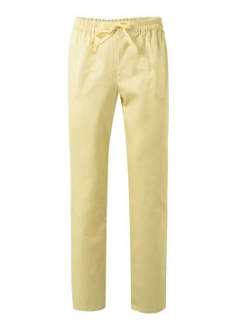 Pantalón pijama sanitario ajustable Velilla 533001 Amarillo claro