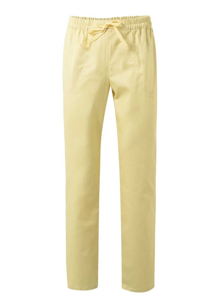 Pantalón pijama sanitario ajustable Velilla 533001 Amarillo claro