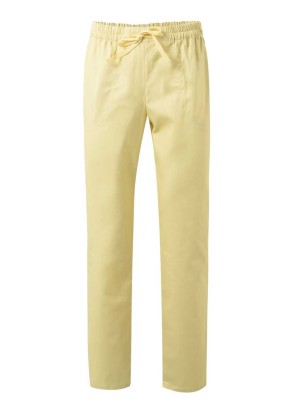 Pantalón pijama sanitario ajustable Velilla 533001 Amarillo claro
