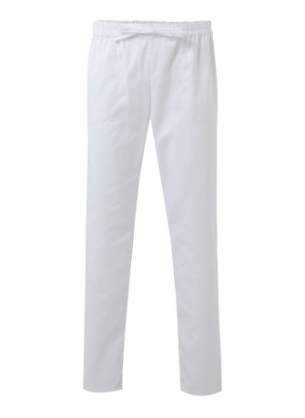 Pantalón pijama sanitario ajustable Velilla 533001 Blanco