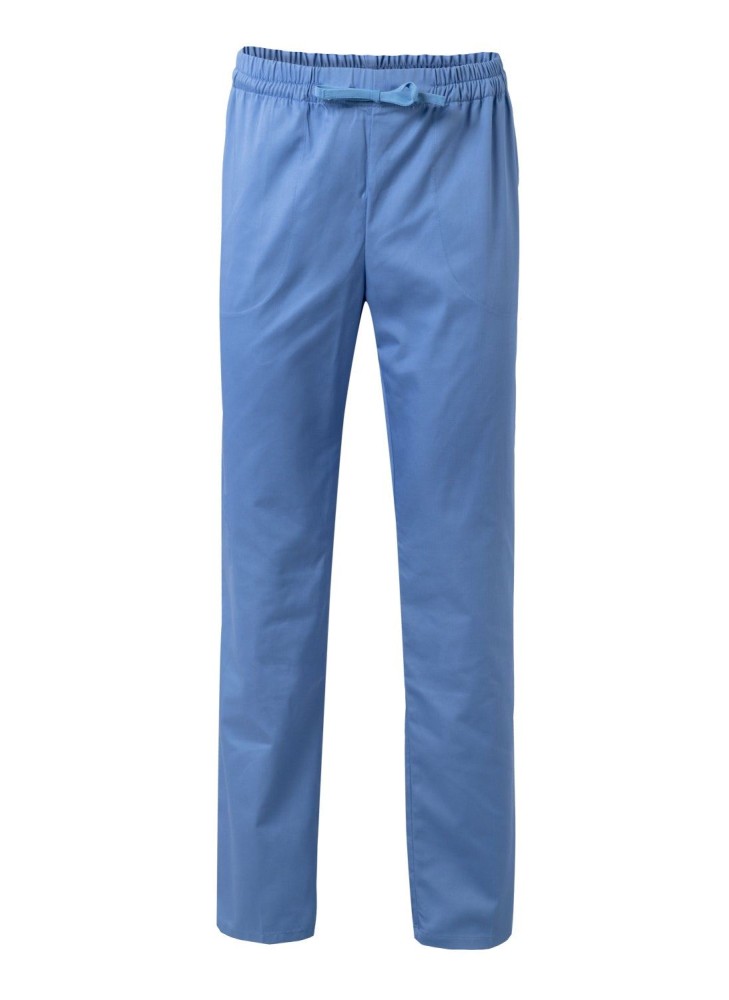 Pantalón pijama sanitario ajustable Velilla 533001 Celeste