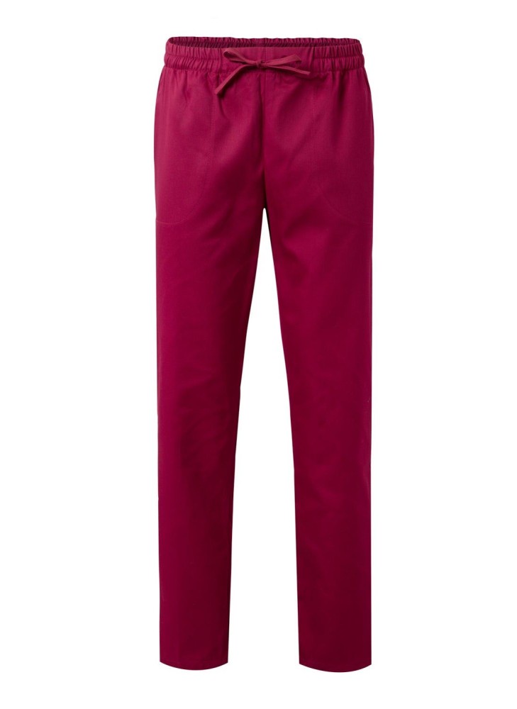 Pantalón pijama sanitario ajustable Velilla 533001 Burdeos