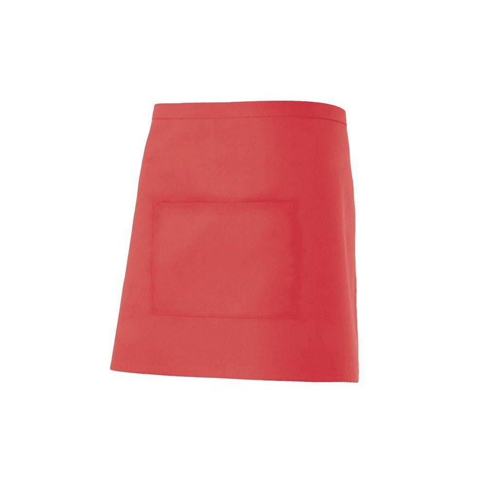 Delantal corto camarero Rojo Velilla 404201