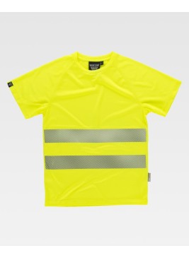Camiseta de alta visibilidad técnica transpirable Workteam C3970 Amarilla