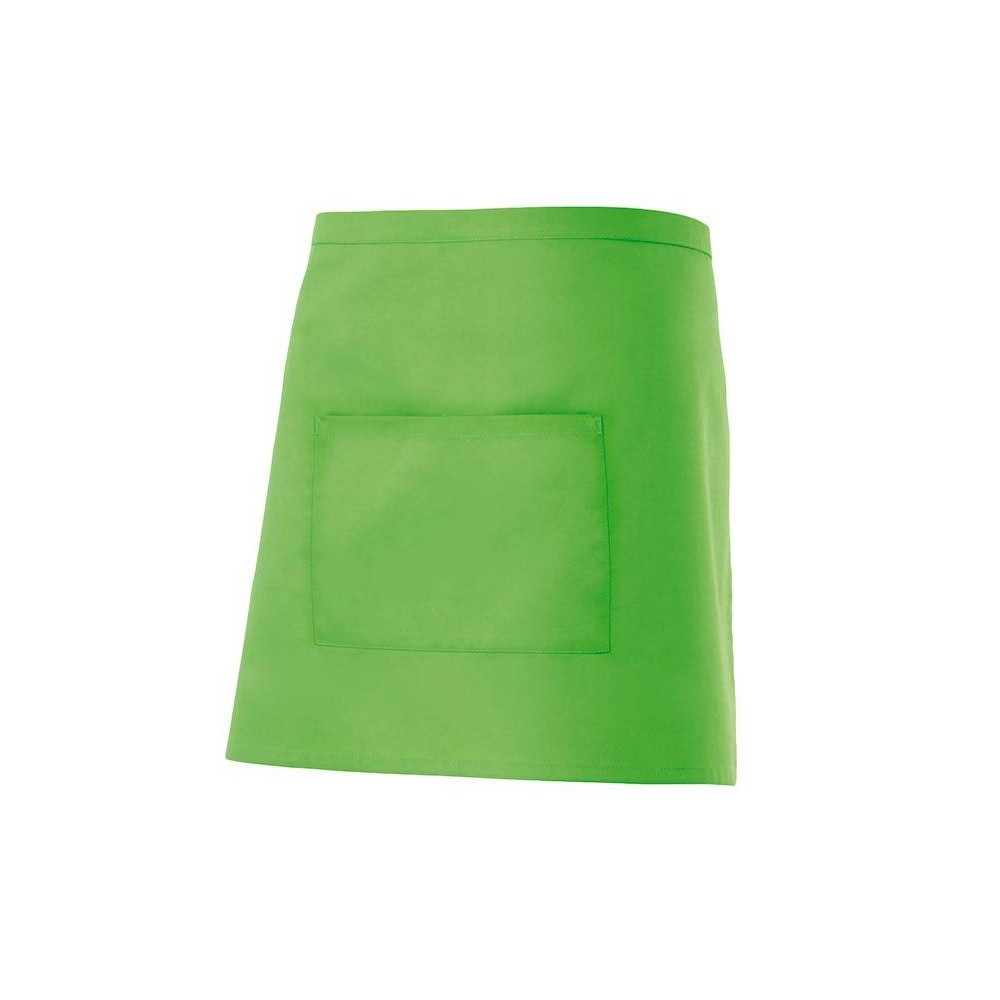 Delantal corto camarero Verde Lima Velilla 404201