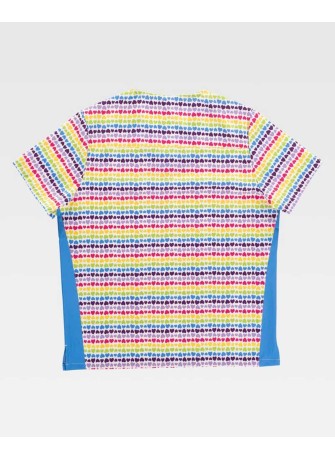Casaca Sanitaria Estampada Elástica Mujer