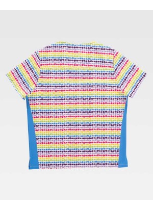 Casaca Sanitaria Estampada Elástica Mujer