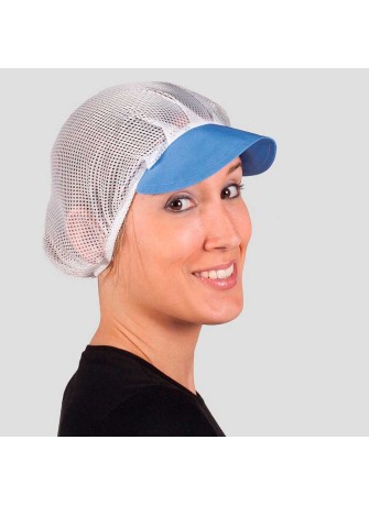 Gorro de cocina rejilla y visera Garys 415000 Celeste