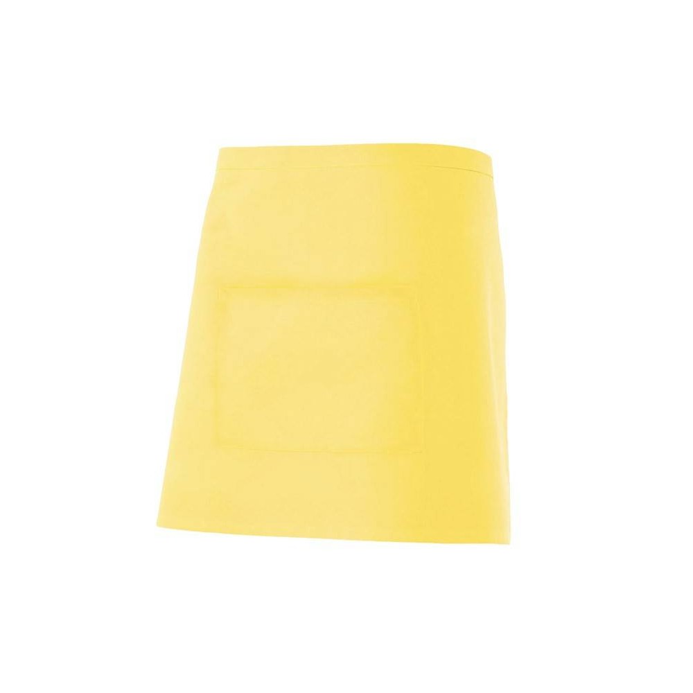 Delantal corto camarero Amarillo claro Velilla 404201