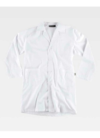 Bata de trabajo Workteam B7100 Blanca