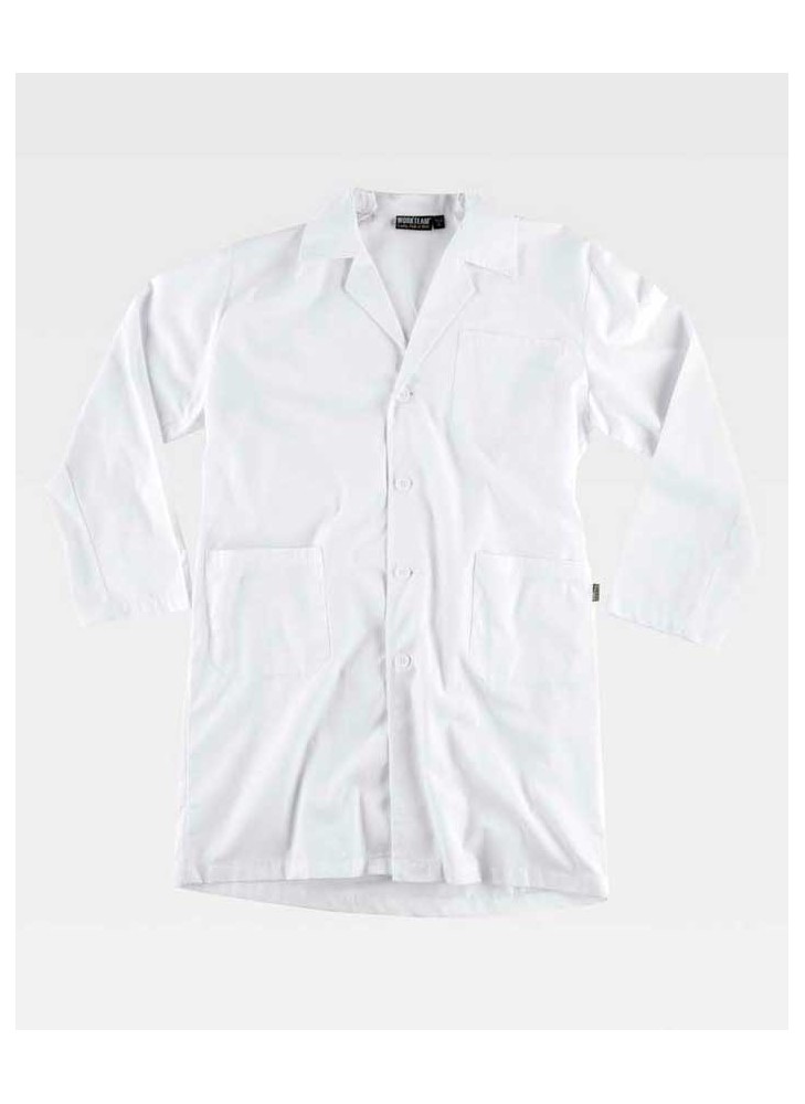 Bata de trabajo Workteam B7100 Blanca