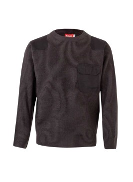 Jersey de trabajo reforzado Velilla 100 Gris