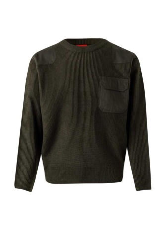 Jersey de trabajo reforzado Velilla 100 Verde caza