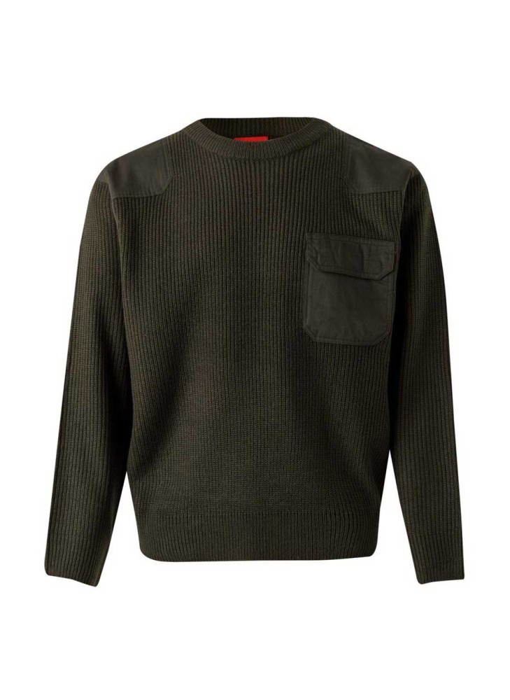 Jersey de trabajo reforzado Velilla 100 Verde caza