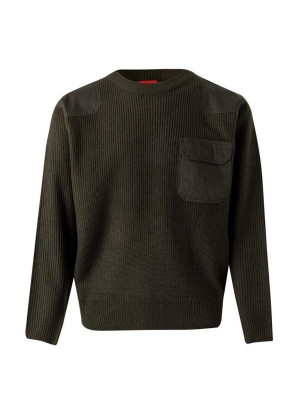 Jersey de trabajo reforzado Velilla 100 Verde caza