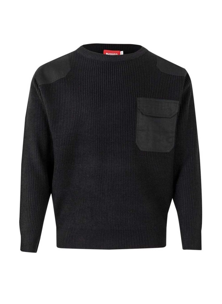 Jersey de trabajo reforzado Velilla 100 Marino