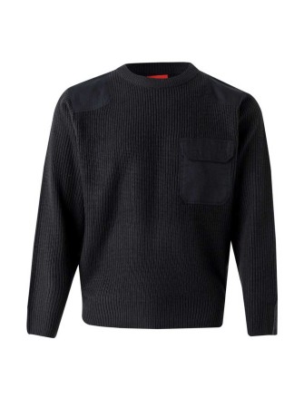 Jersey de trabajo reforzado Velilla 100 Negro